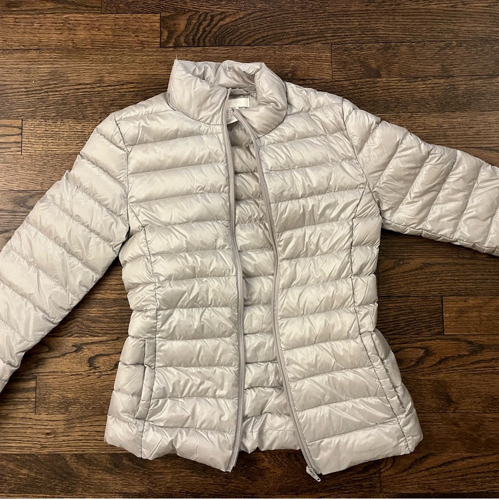 H&M Silver Puffer Jacket